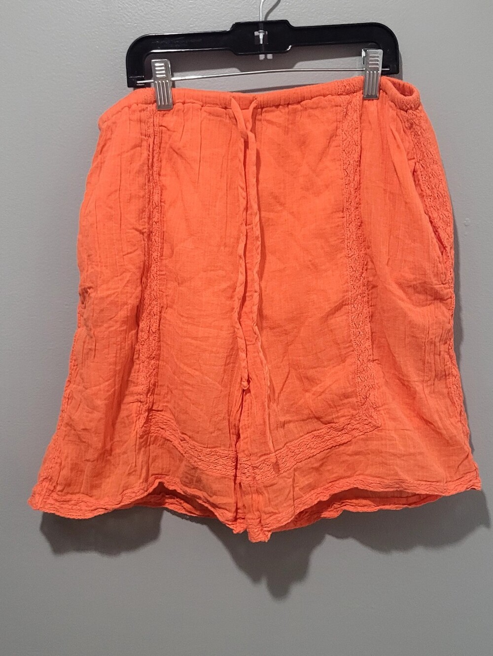 Free People Coral Drawstring Shorts Sz M